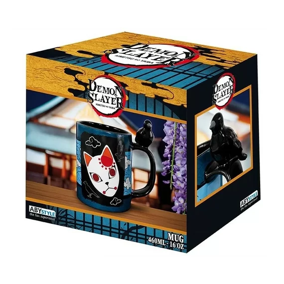 Demon Slayer – Tanjiro 3D fogantyús bögre (460 ml)