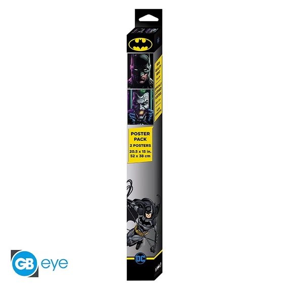 DC Comics – Batman és Joker poszter szett 2 db (52x38 cm)