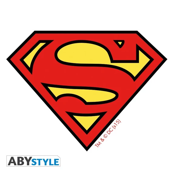 DC Comics Superman üvegpohár (290 ml)