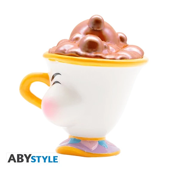 Disney – A Szépség és a Szörnyeteg: Csészike 3D bögre buborékos tetővel (300 ml)