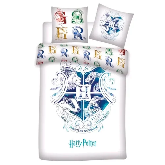 Harry Potter Roxfort ágyneműhuzat garnitúra, 140 × 200 cm
