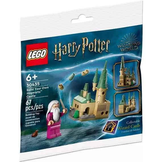 Harry Potter – LEGO Dumbledore és saját Roxfort-építőkészlet (67 db-os)