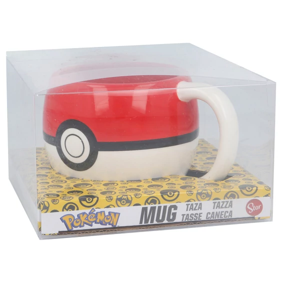 Pokémon Pokélabda 3D kerámia bögre (440 ml)