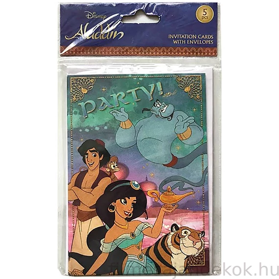 Disney Aladdin Party Meghívó