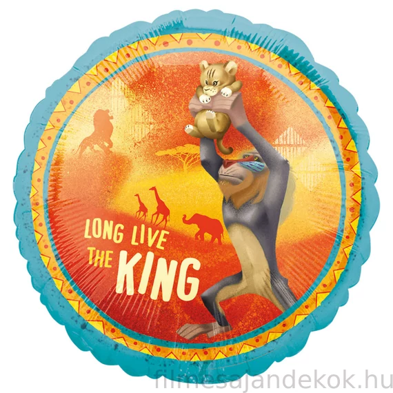 Disney Az Oroszlánkirály fólia lufi 43 cm