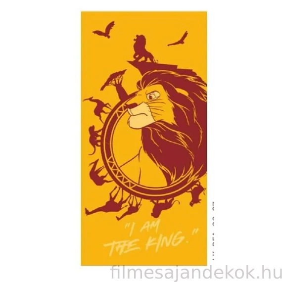 Disney Az Oroszlánkirály Power fürdőlepedő, strand törölköző 70x140 cm (Fast Dry)