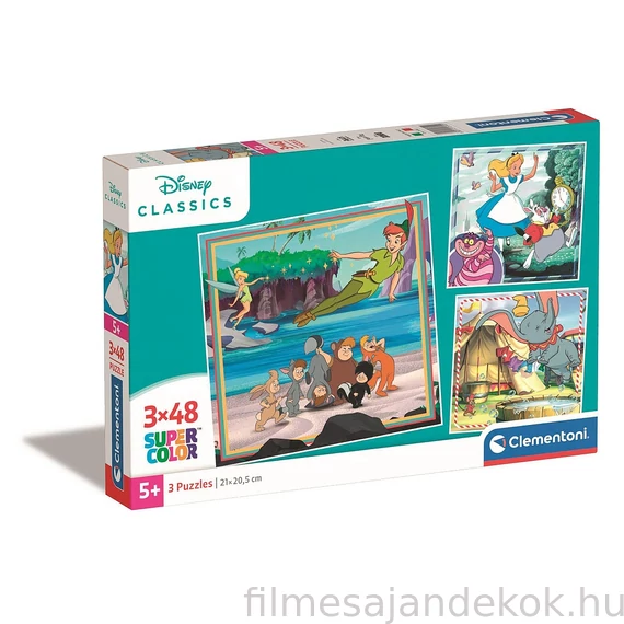 Disney Classics Everlasting 3x48 db-os puzzle Clementoni