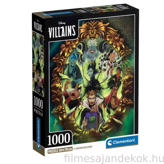 Disney Gonoszok Mirror 1000 db-os puzzle Clementoni