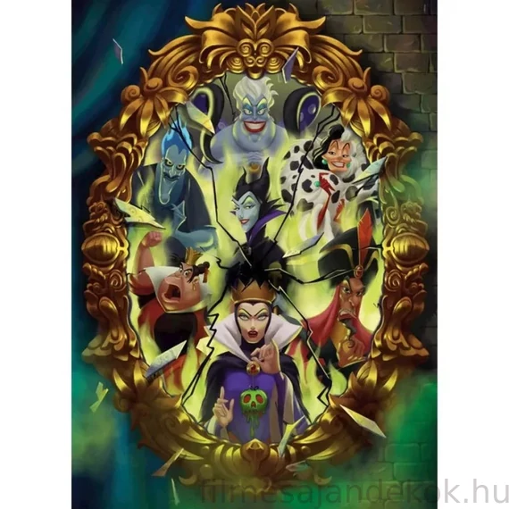 Disney Gonoszok Mirror 1000 db-os puzzle Clementoni