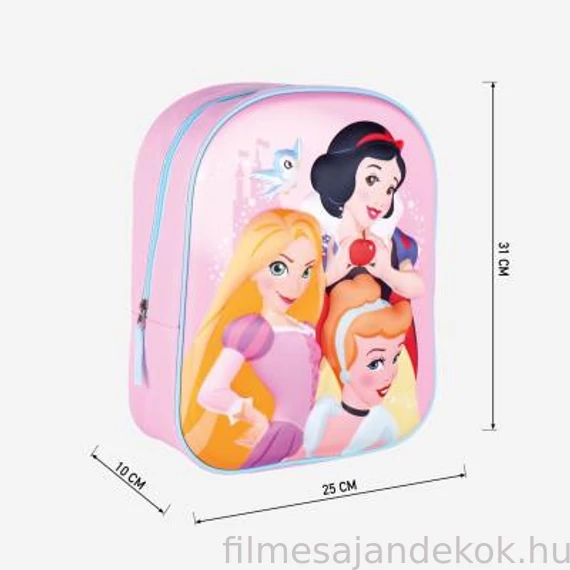 Disney Hercegnők 3D hátizsák, táska 31 cm