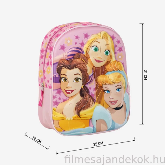 Disney Hercegnők 3D hátizsák, táska 31 cm