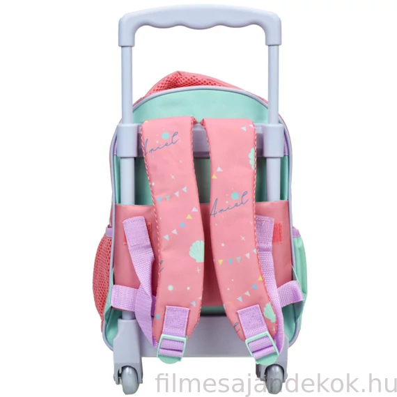 Disney Hercegnők Ariel gurulós ovis hátizsák, táska 30 cm