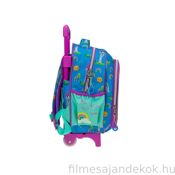Disney Hercegnők Rapunzel gurulós ovis hátizsák, táska 30 cm