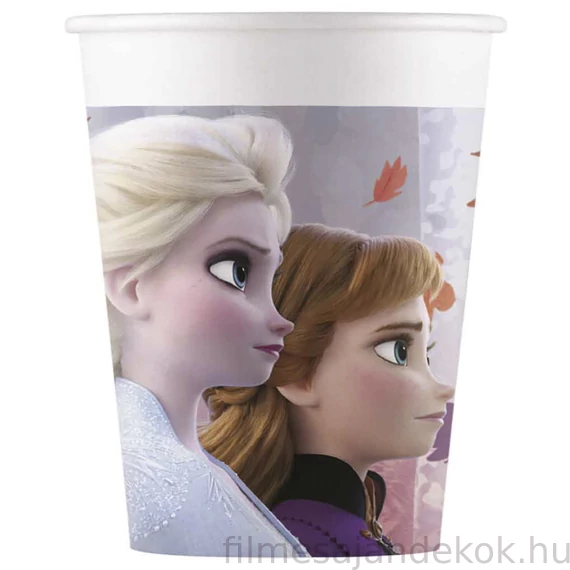 Disney Jégvarázs Leaf papír pohár 8 db-os 200 ml FSC