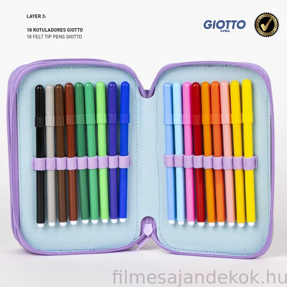 Disney Jégvarázs Magic tolltartó töltött 3 emeletes