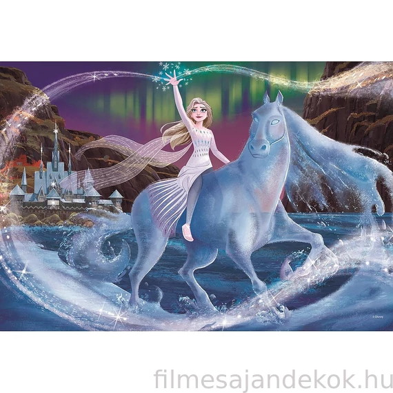 Disney Jégvarázs Nokk 104 db-os világítós puzzle Clementoni