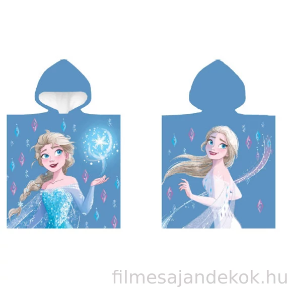 Disney Jégvarázs Snow strand törölköző poncsó 50x100 cm