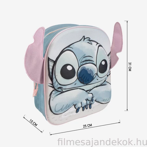 Disney Lilo és Stitch, A csillagkutya 3D hátizsák, táska 31 cm