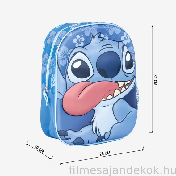 Disney Lilo és Stitch, A csillagkutya 3D hátizsák, táska 31 cm