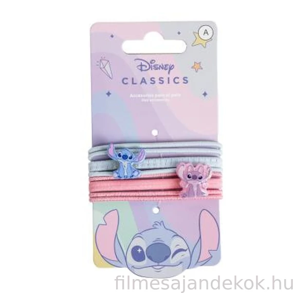 Disney Lilo és Stitch, A csillagkutya Angel hajgumi szett 8 db-os