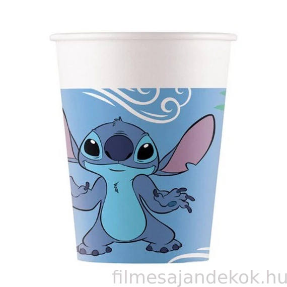 Disney Lilo és Stitch, A csillagkutya Angel papír pohár 8 db-os 200 ml FSC