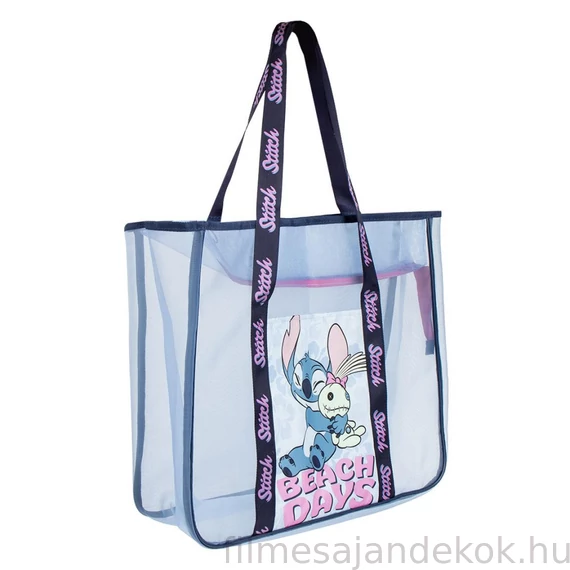 Disney Lilo és Stitch, A csillagkutya Beach Premium átlátszó strandtáska 62 cm