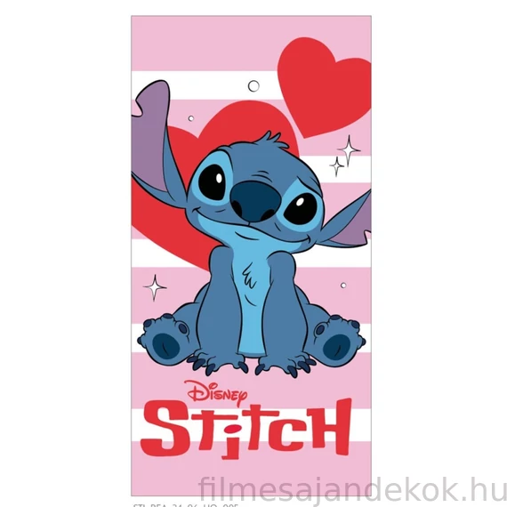 Disney Lilo és Stitch, A csillagkutya fürdőlepedő, strand törölköző 70x140 cm