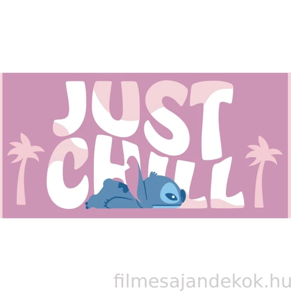 Disney Lilo és Stitch, A csillagkutya fürdőlepedő, strand törölköző 70x140 cm (Fast Dry)