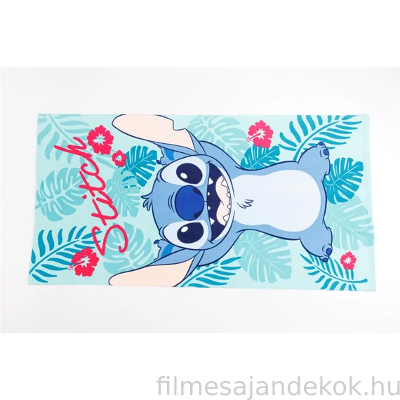 Disney Lilo és Stitch, A csillagkutya fürdőlepedő, strand törölköző 70x140 cm (Fast Dry)