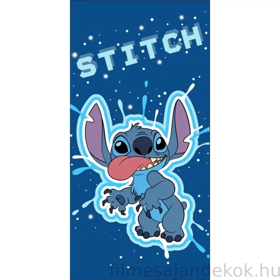 Disney Lilo és Stitch, A csillagkutya fürdőlepedő, strand törölköző 70x140 cm (Fast Dry)