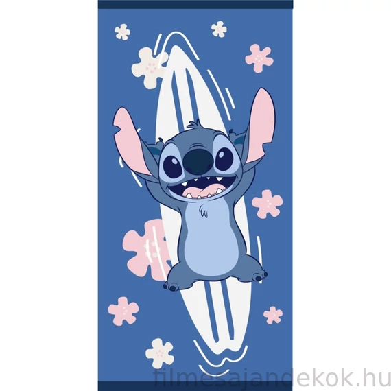 Disney Lilo és Stitch, A csillagkutya Ocean fürdőlepedő, strand törölköző 70x140 cm (Fast Dry)