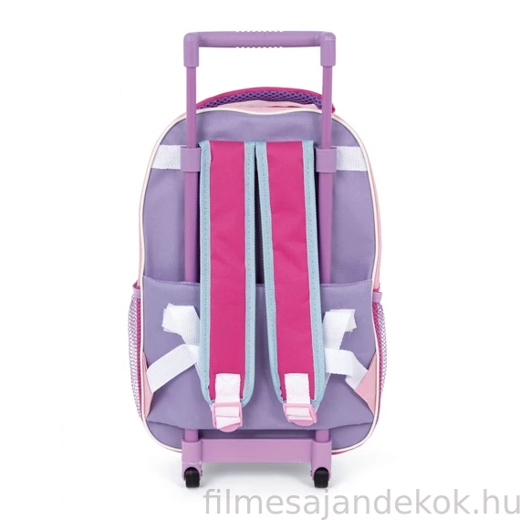 Disney Lilo és Stitch, A csillagkutya Pink Angel gurulós ovis hátizsák, táska 36 cm
