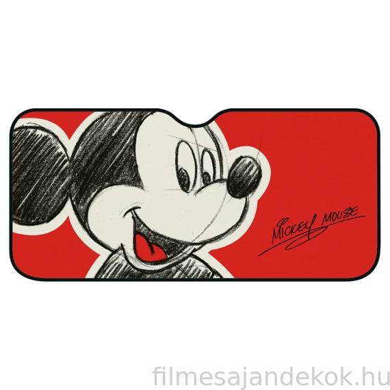 Disney Mickey alumínium autós napellenző, napvédő első szélvédőre 130x70 cm
