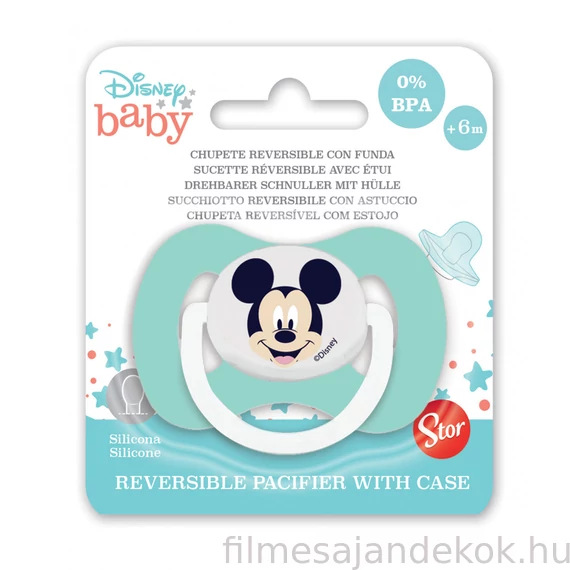 Disney Mickey megfordítható baba cumi tokkal