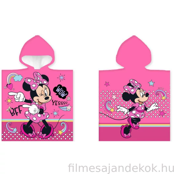 Disney Minnie BFF strand törölköző poncsó 50x100 cm