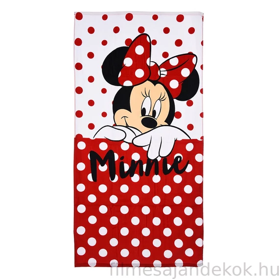 Disney Minnie Dots fürdőlepedő, strand törölköző 70x140 cm