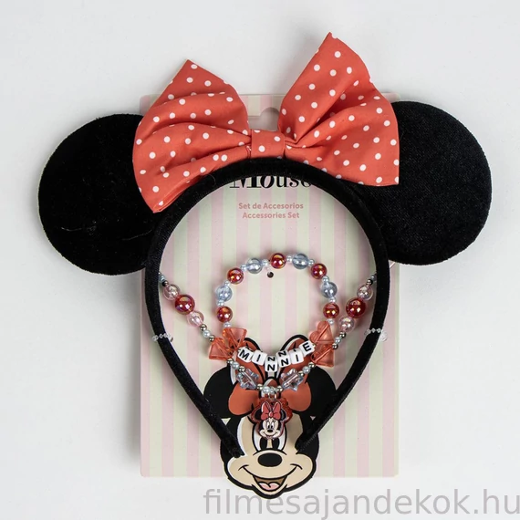 Disney Minnie Ears ékszer és hajpánt szett