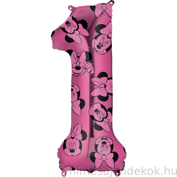 Disney Minnie Pink fólia lufi 1-es szám 66 cm