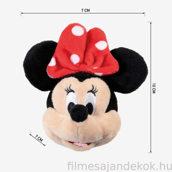 Disney Minnie plüss kulcstartó 10 cm