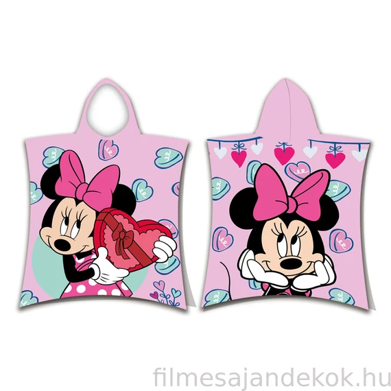 Disney Minnie Sweets strand törölköző poncsó 50x115 cm