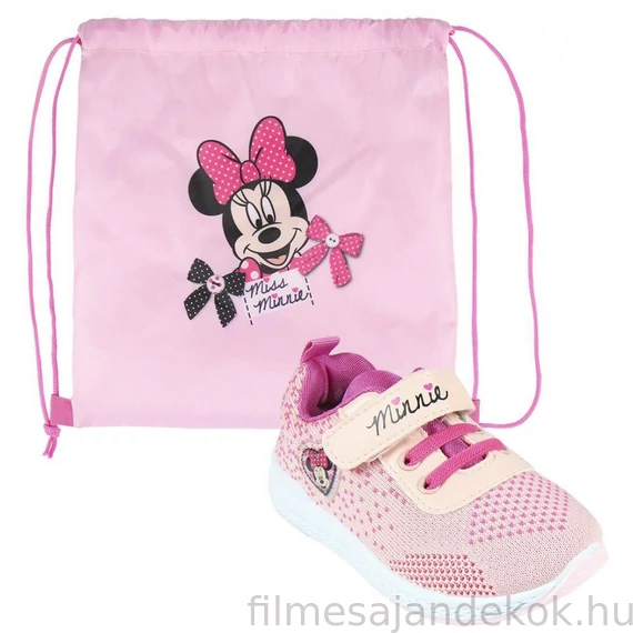 Disney Minnie Utcai cipő tornazsákkal 27
