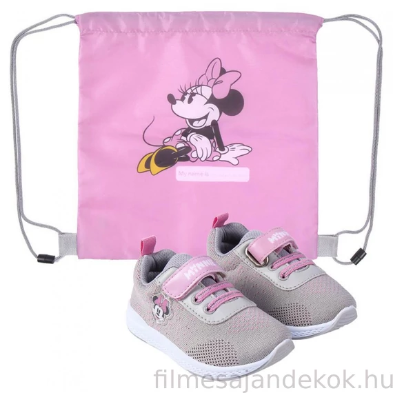 Disney Minnie utcai cipő tornazsákkal 27