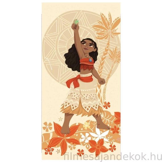 Disney Vaiana Gaia Stone fürdőlepedő, strand törölköző 70x140 cm (Fast Dry)