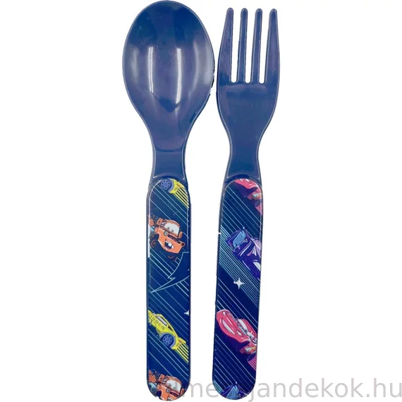 Disney Verdák RPM szendvicsdoboz + evőeszköz szett