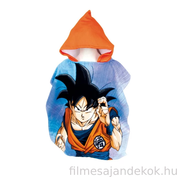 Dragon Ball Son Goku strand törölköző poncsó 55x110cm (Fast Dry)