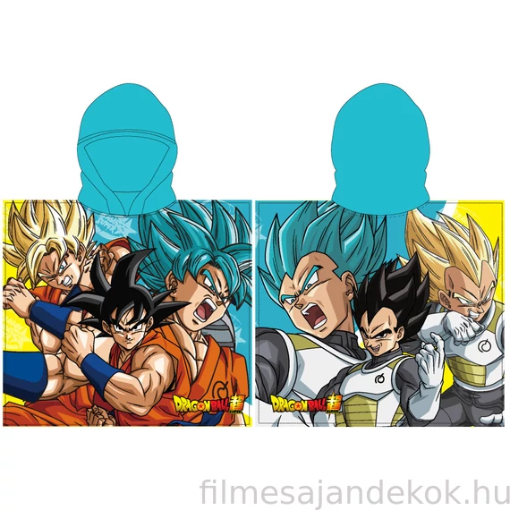 Dragon Ball strand törölköző poncsó 55x110cm (Fast Dry)