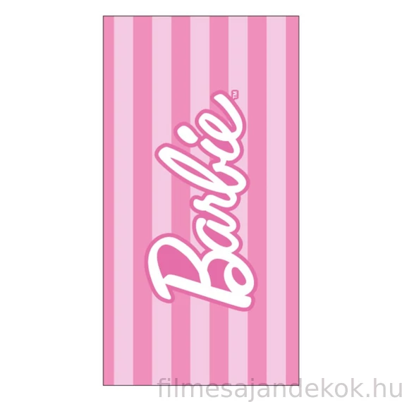 Barbie Striped fürdőlepedő, strand törölköző 70x140cm (Fast Dry