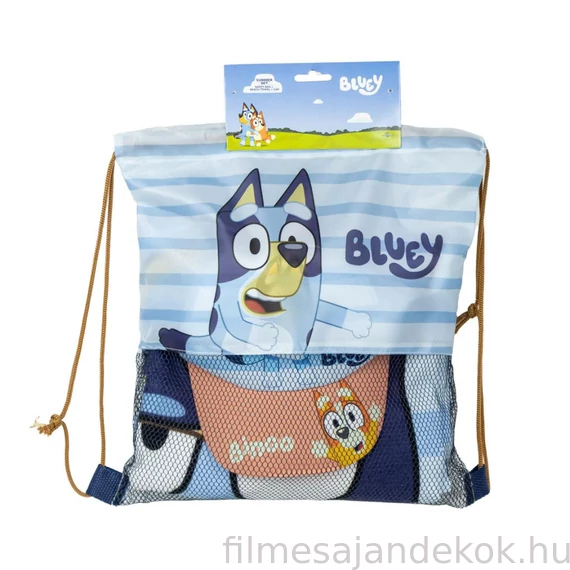Bluey törölköző tornazsák baseball sapka szett