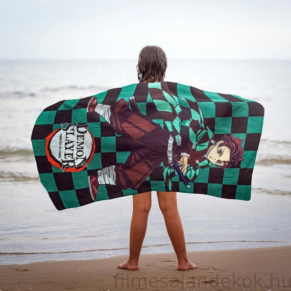 Demon Slayer fürdőlepedő strand törölköző 70x140cm Fast Dry