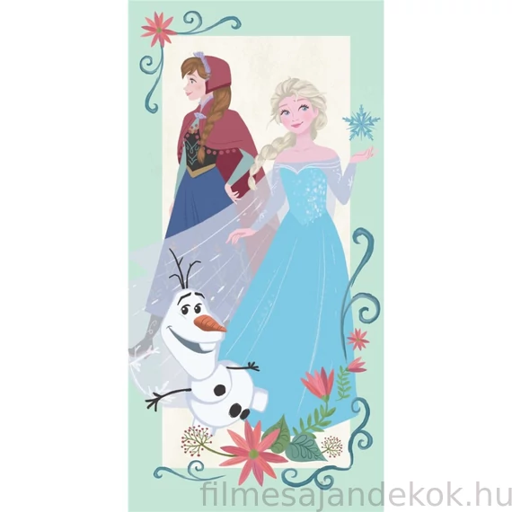 Disney Jégvarázs fürdőlepedő, strand törölköző 70x140 cm